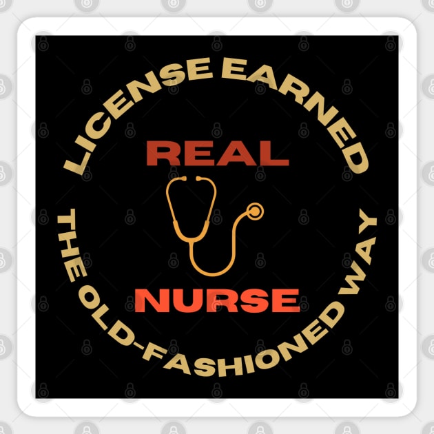 Real Nurse: Old-Fashioned Sticker by Joy Sante